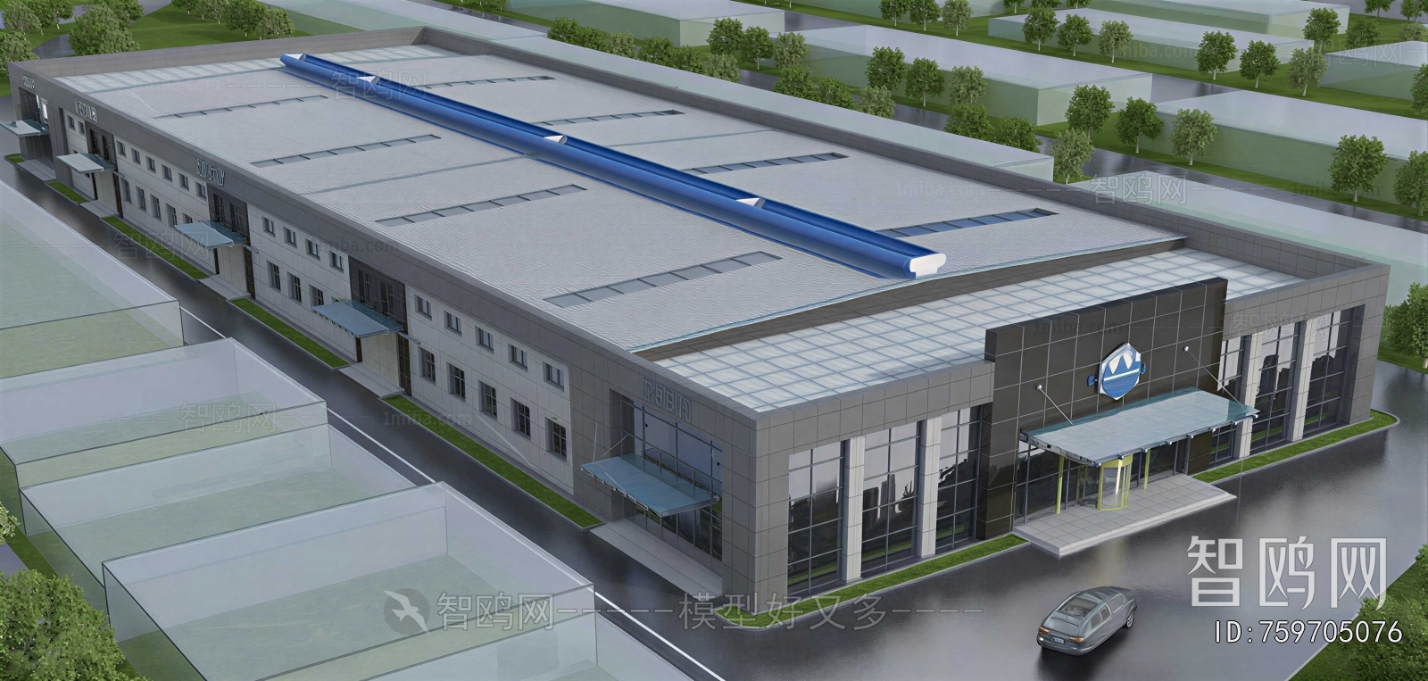 Modern Industrial Building