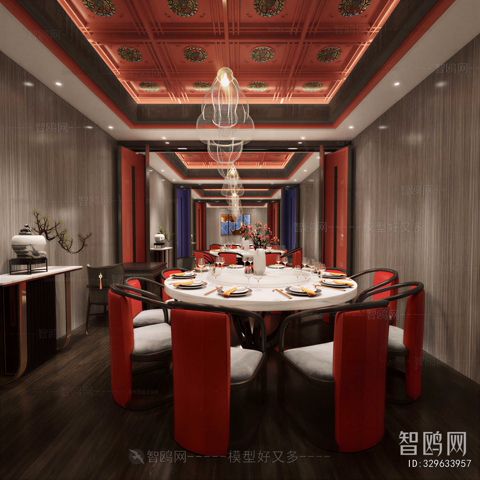 New Chinese Style Restaurant Box