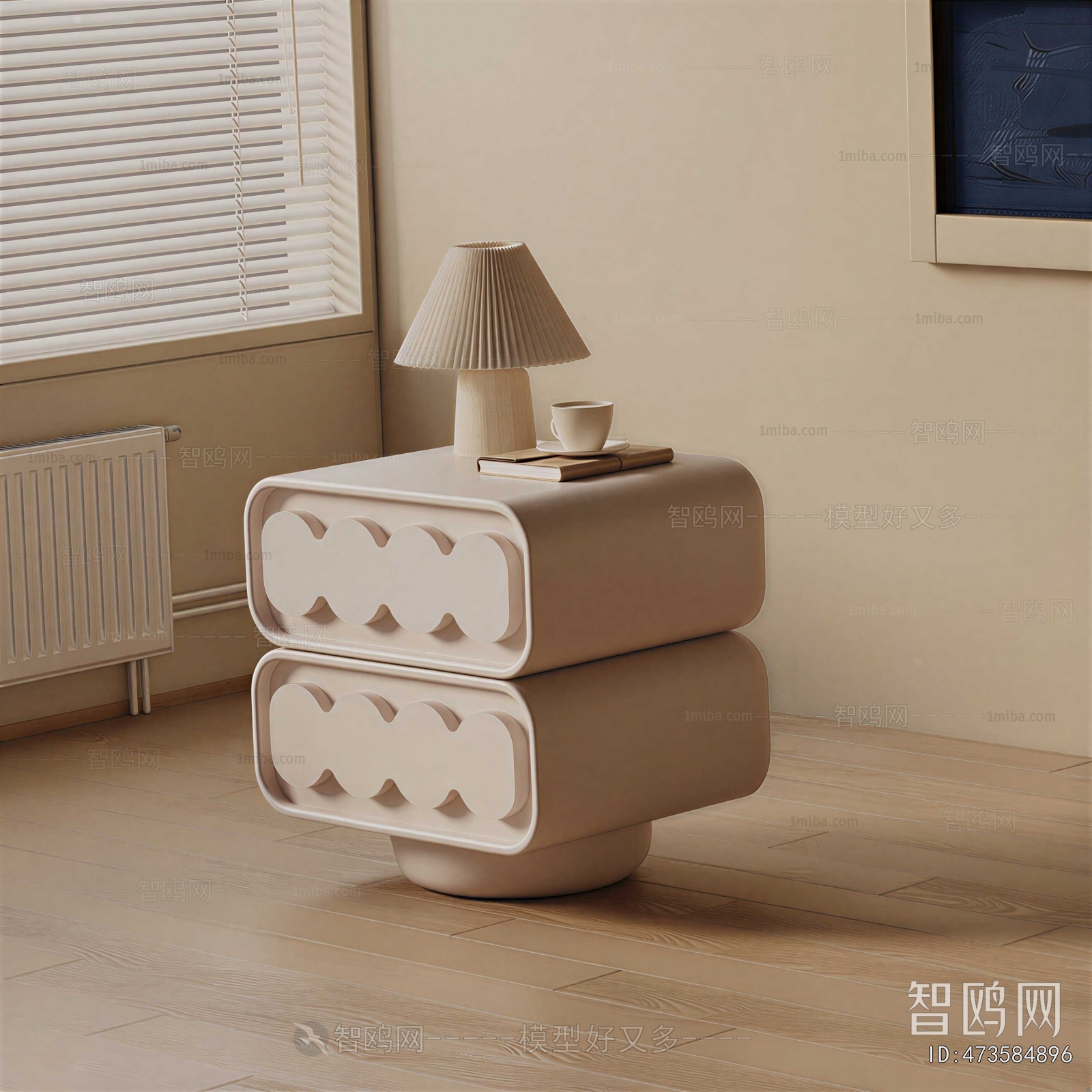 Modern Bedside Cupboard