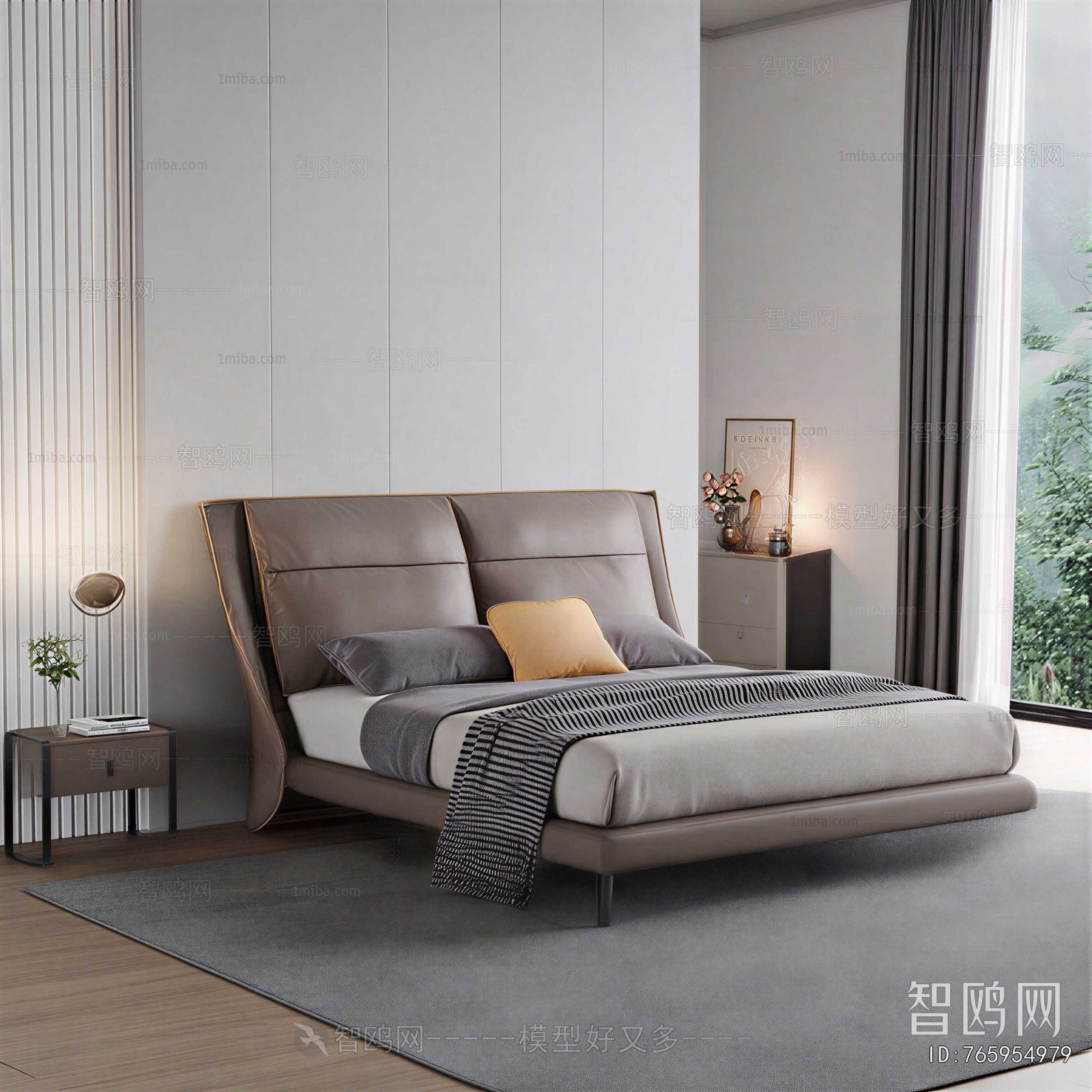 Modern Double Bed