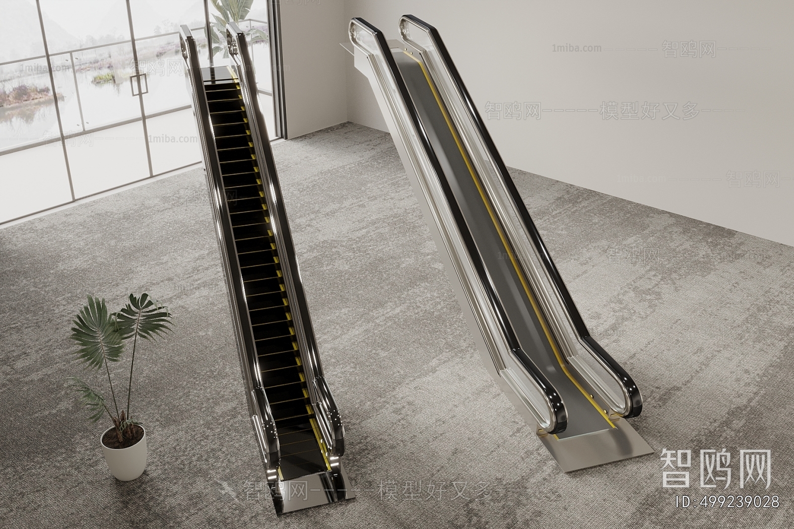 Modern Escalator