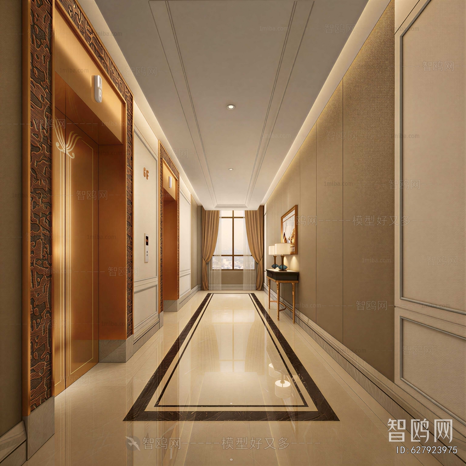 Modern Office Aisle