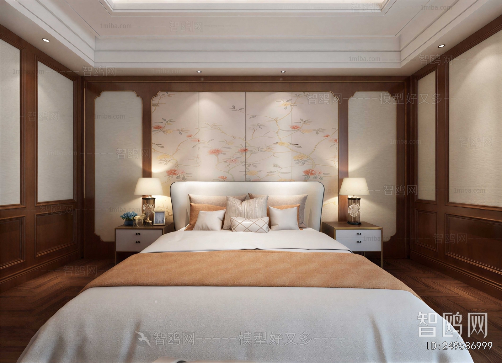 New Chinese Style Bedroom