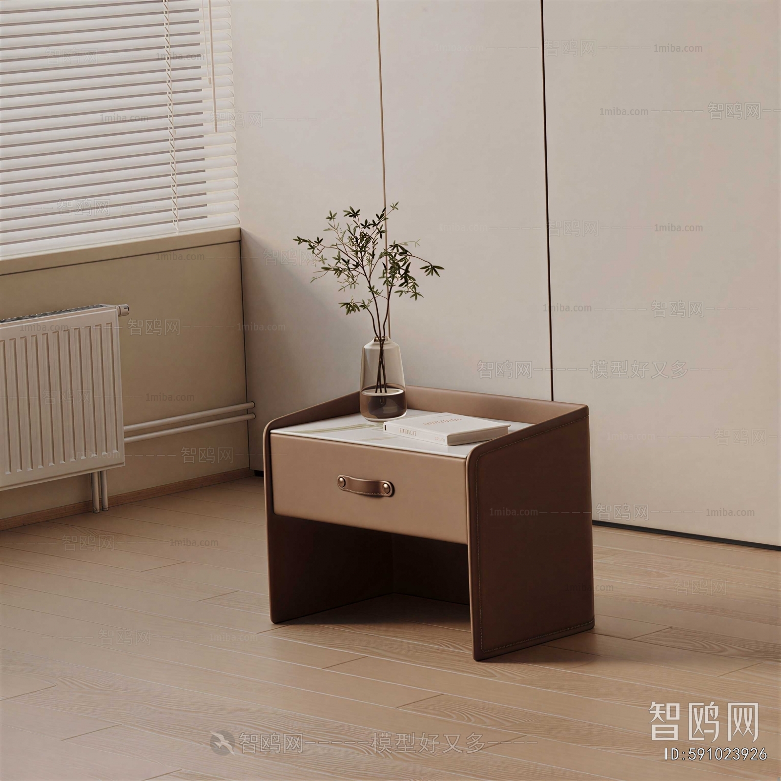 Modern Bedside Cupboard