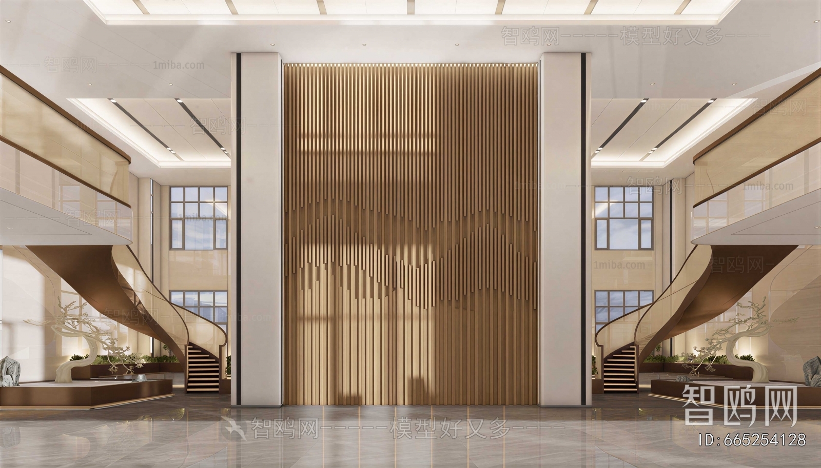 Modern Office Reception Desk
