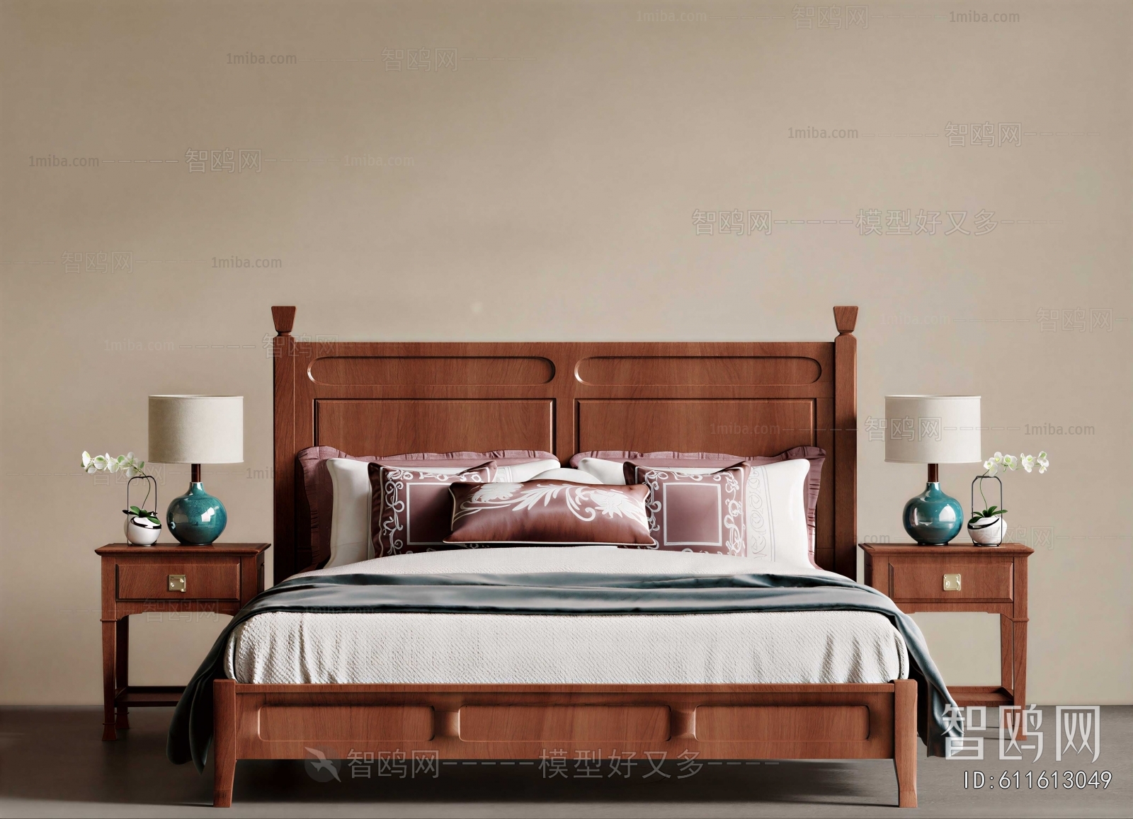 Chinese Style Double Bed