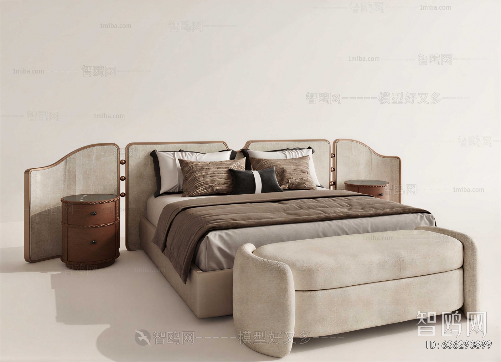 Modern Double Bed