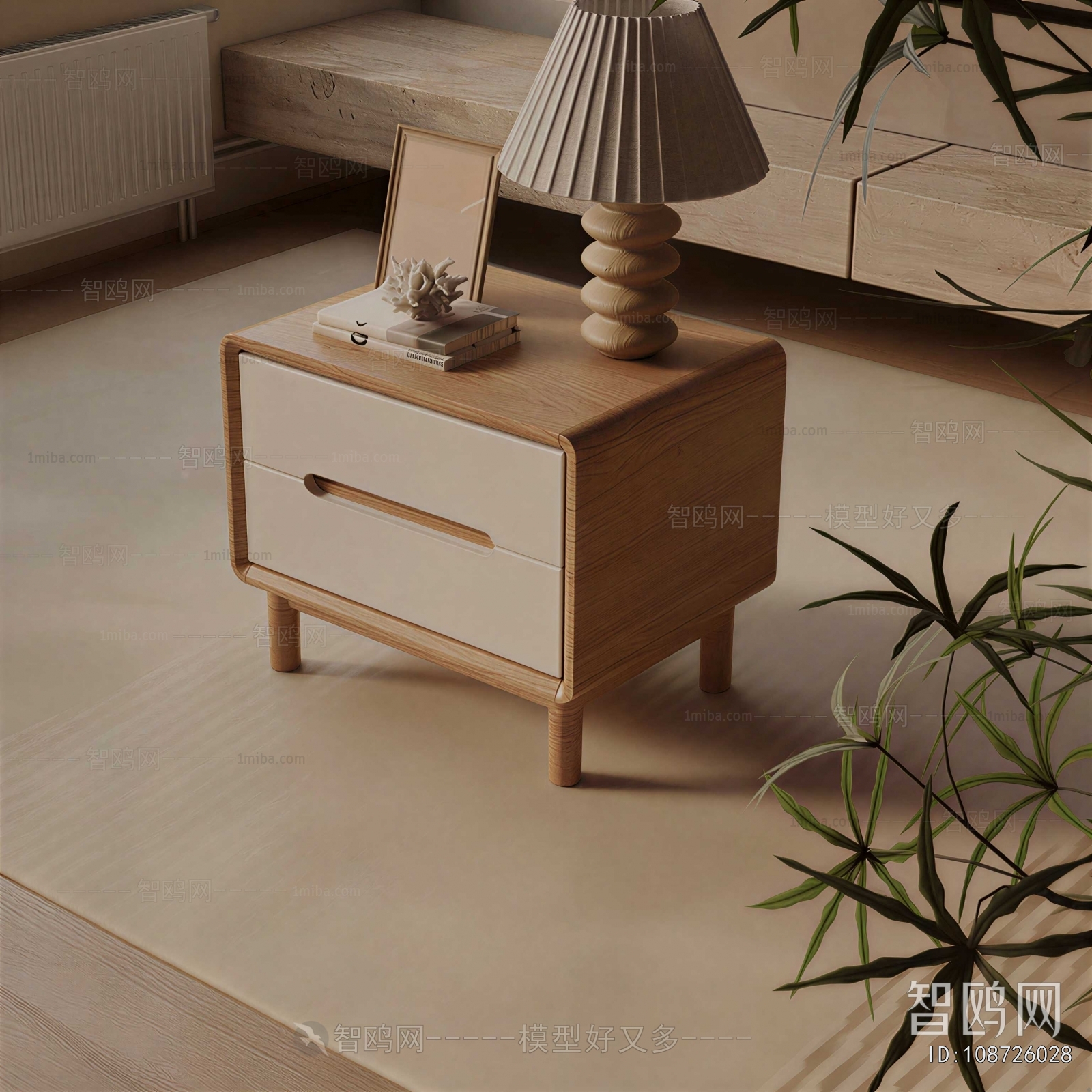 Modern Bedside Cupboard