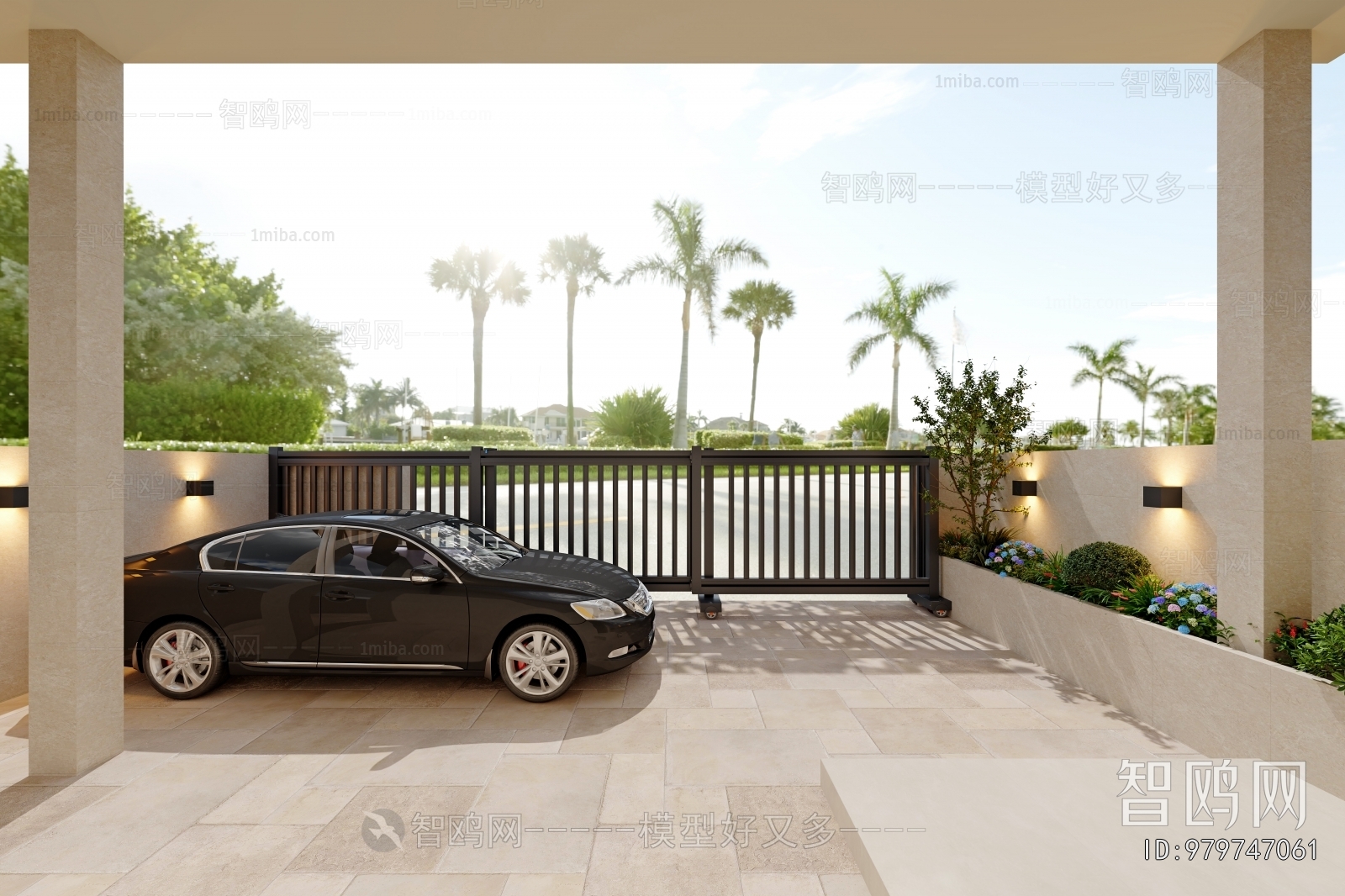 Modern Courtyard/landscape