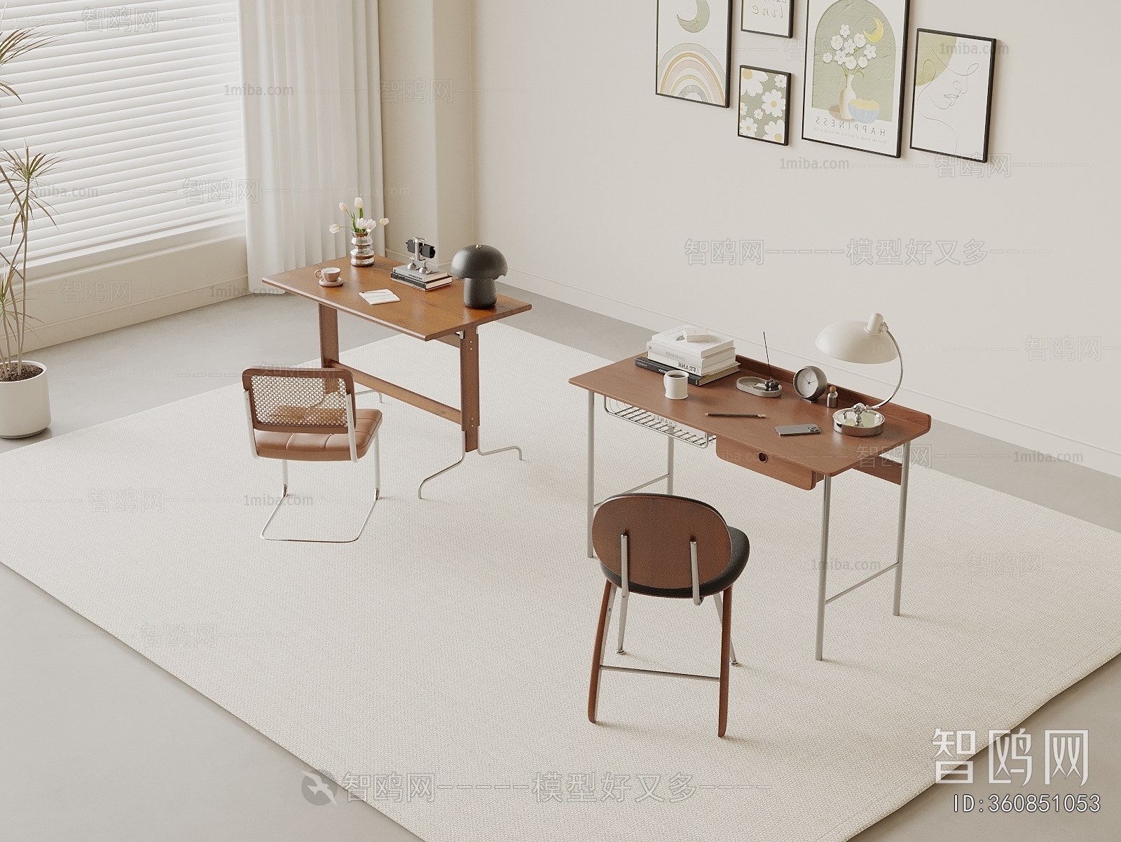 Modern Computer Desk And Chair