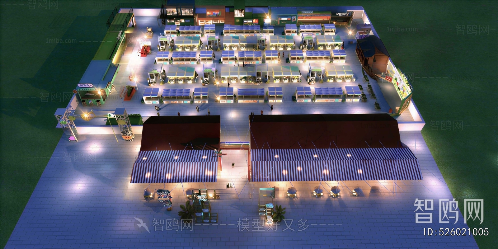 Modern Architectural Bird's-eye View Planning