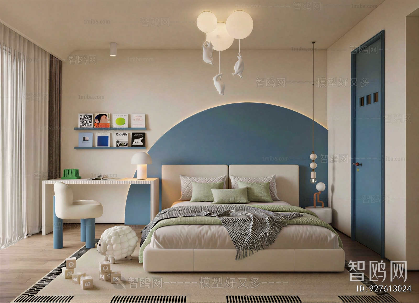 Modern Boy's Room And Son's Room