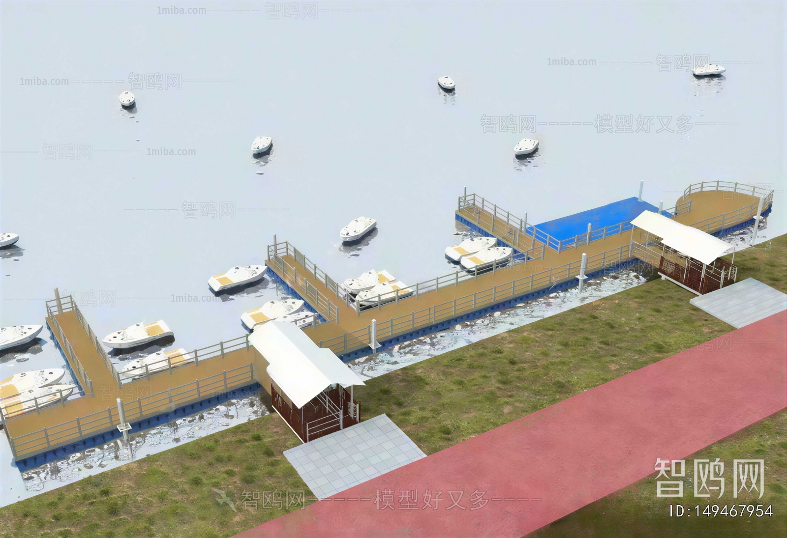 Modern Architectural Bird's-eye View Planning