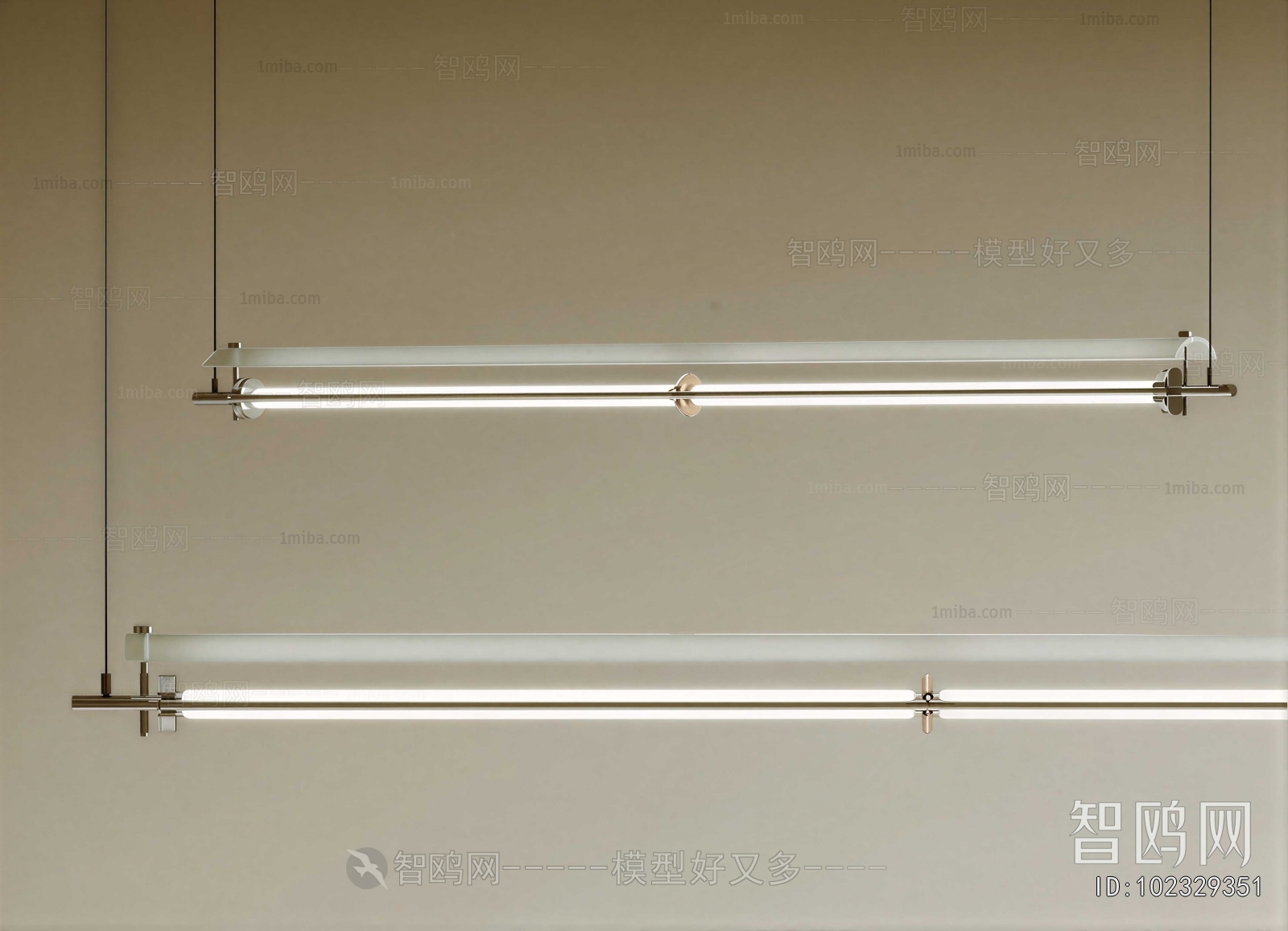 Modern Long Chandelier