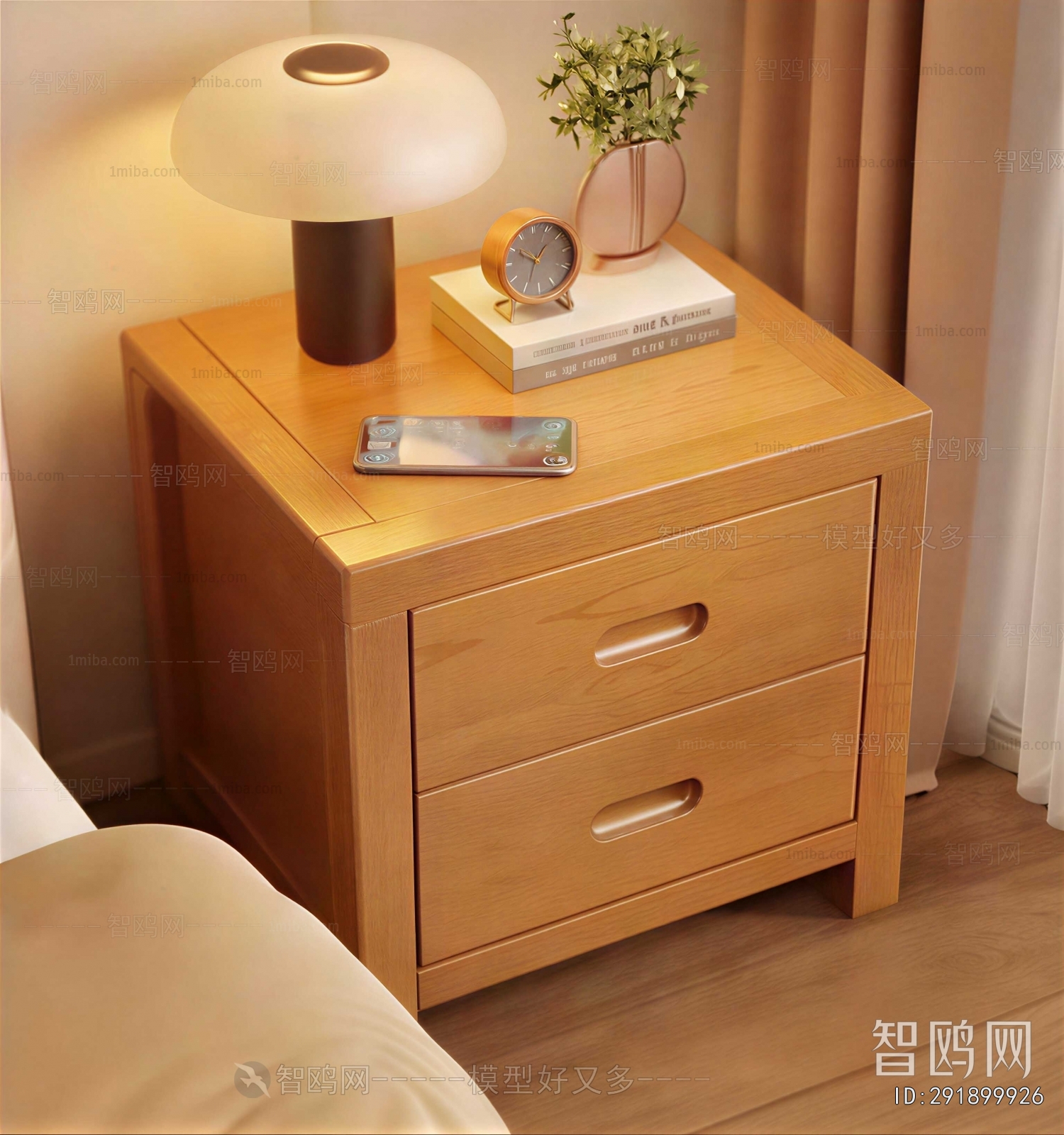 Modern Bedside Cupboard