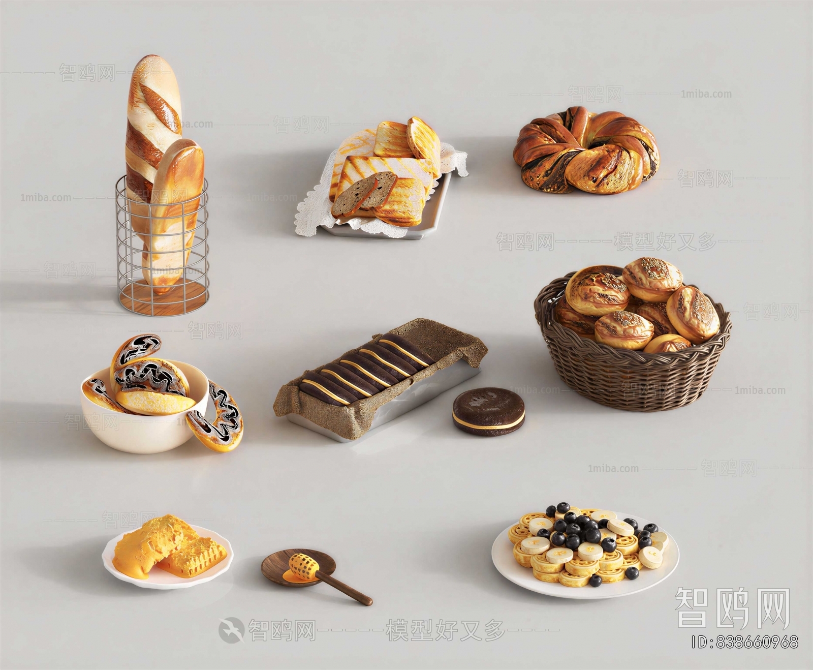 Modern Bread Cake