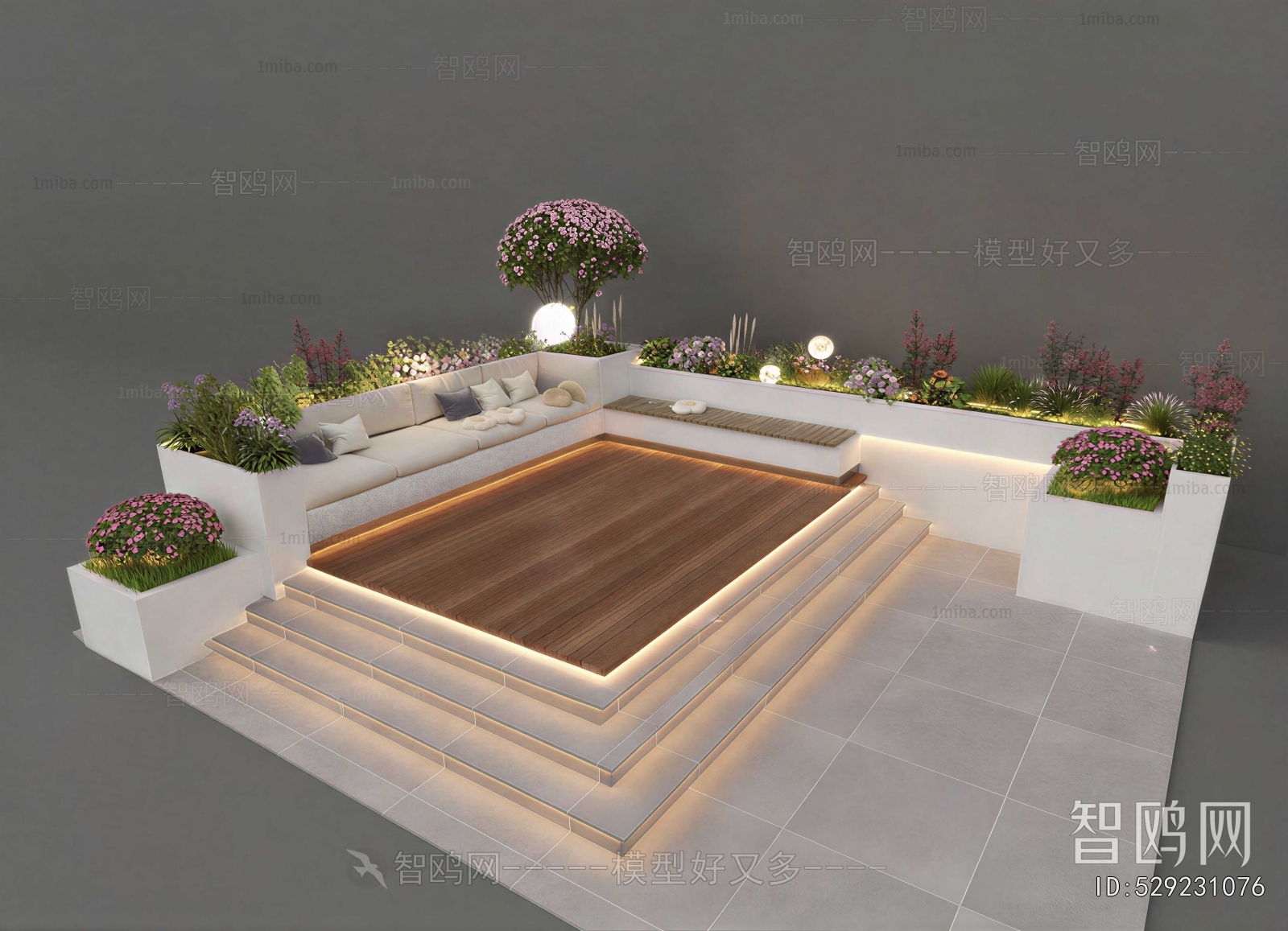 Modern Courtyard/landscape