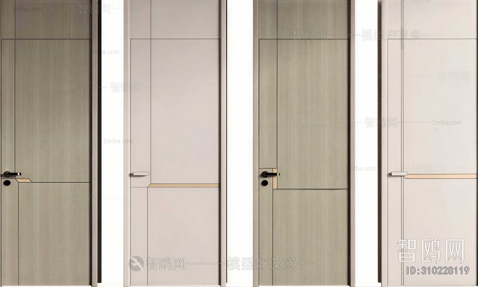 Modern Single Door
