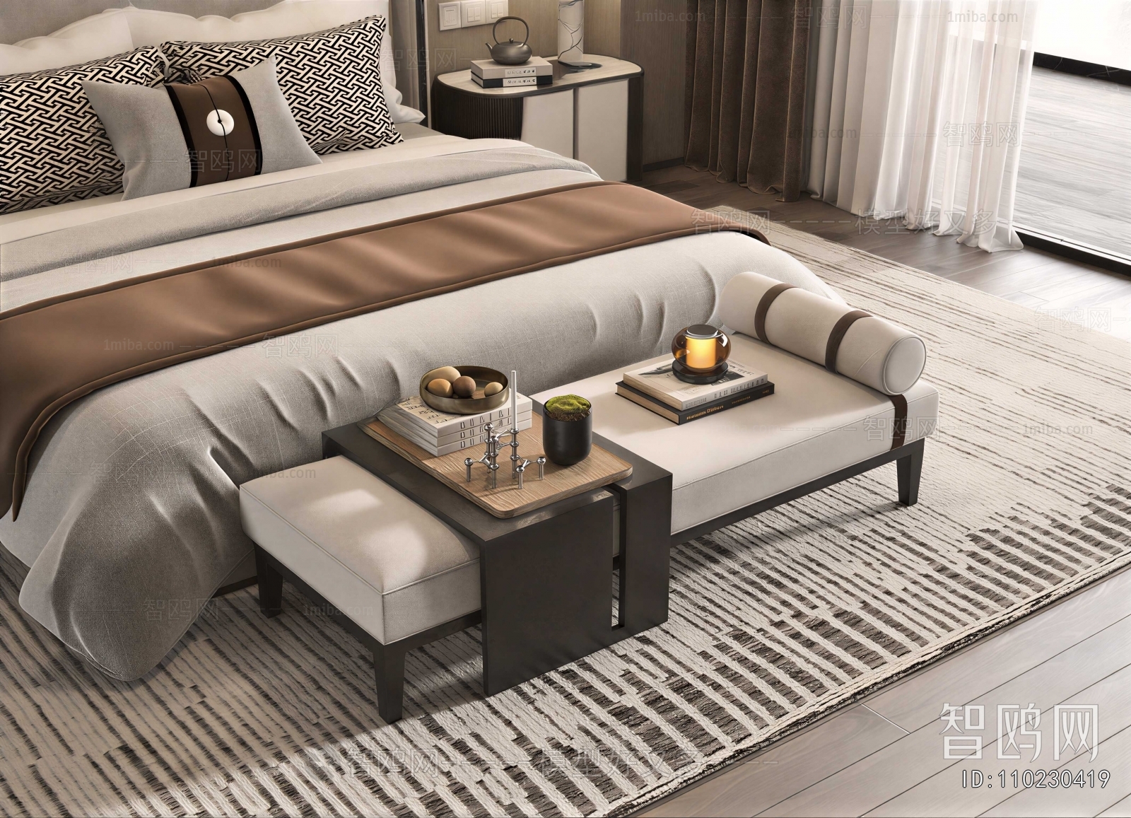 Modern Double Bed