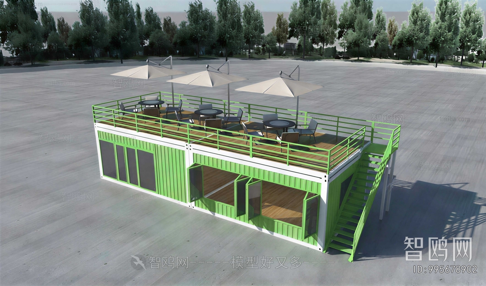 Modern Appearance Of Commercial Building
