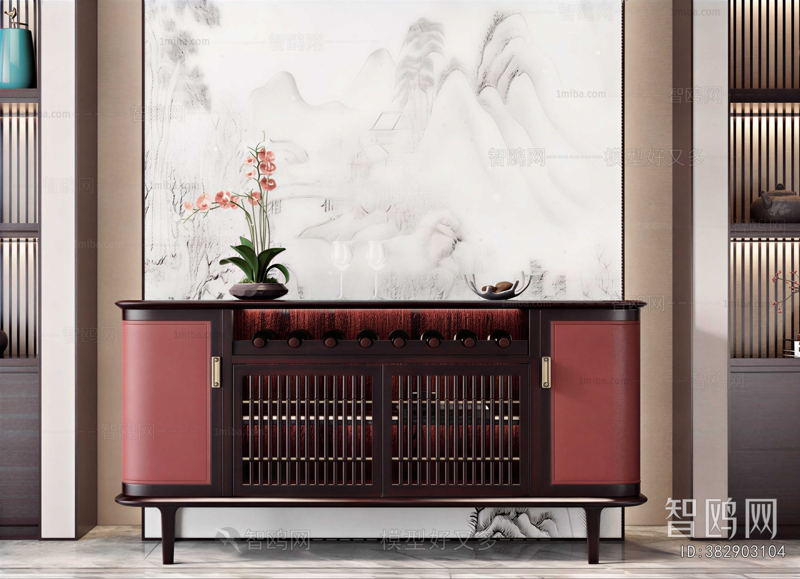 New Chinese Style Sideboard