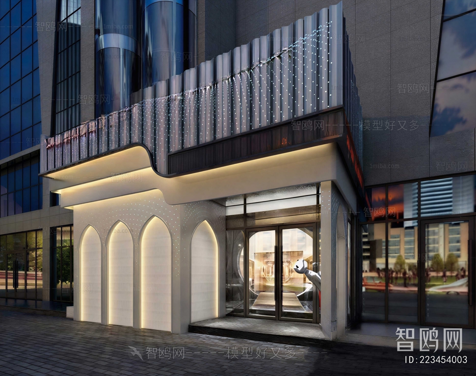 New Chinese Style Facade Element