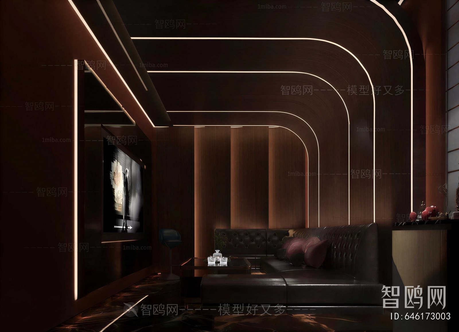 Modern Audiovisual Room