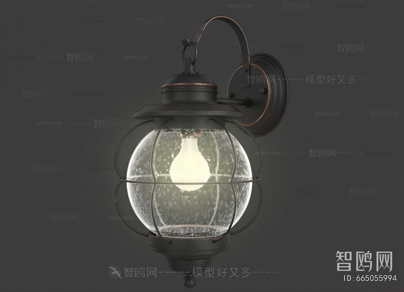 Industrial Style Wall Lamp