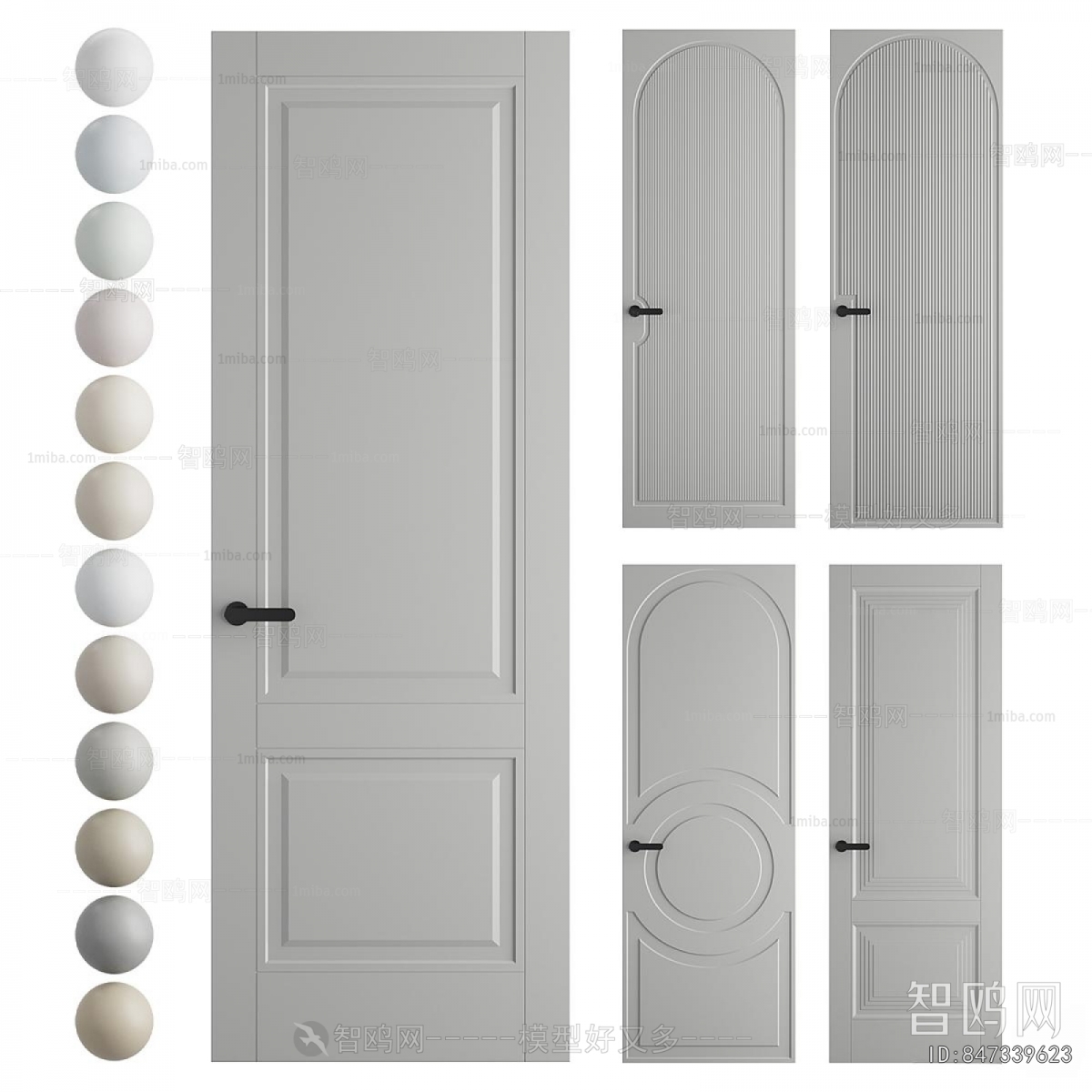 Modern Single Door