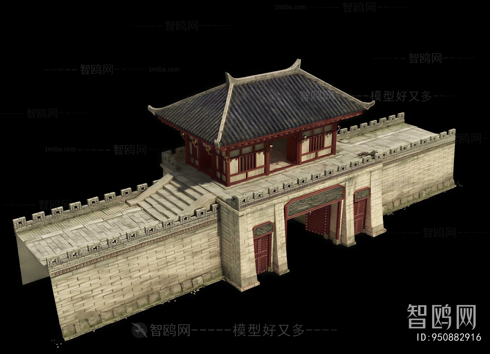 Chinese Style Ancient Architectural Buildings
