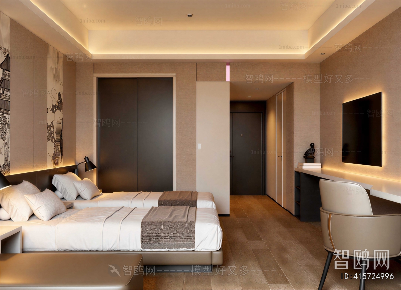 Modern Guest Room