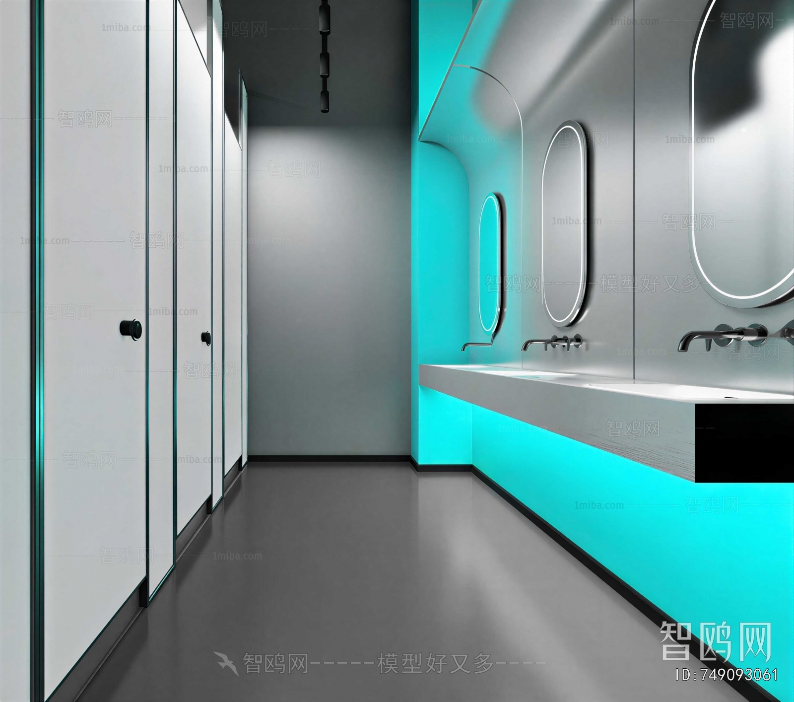 Modern Public Toilet