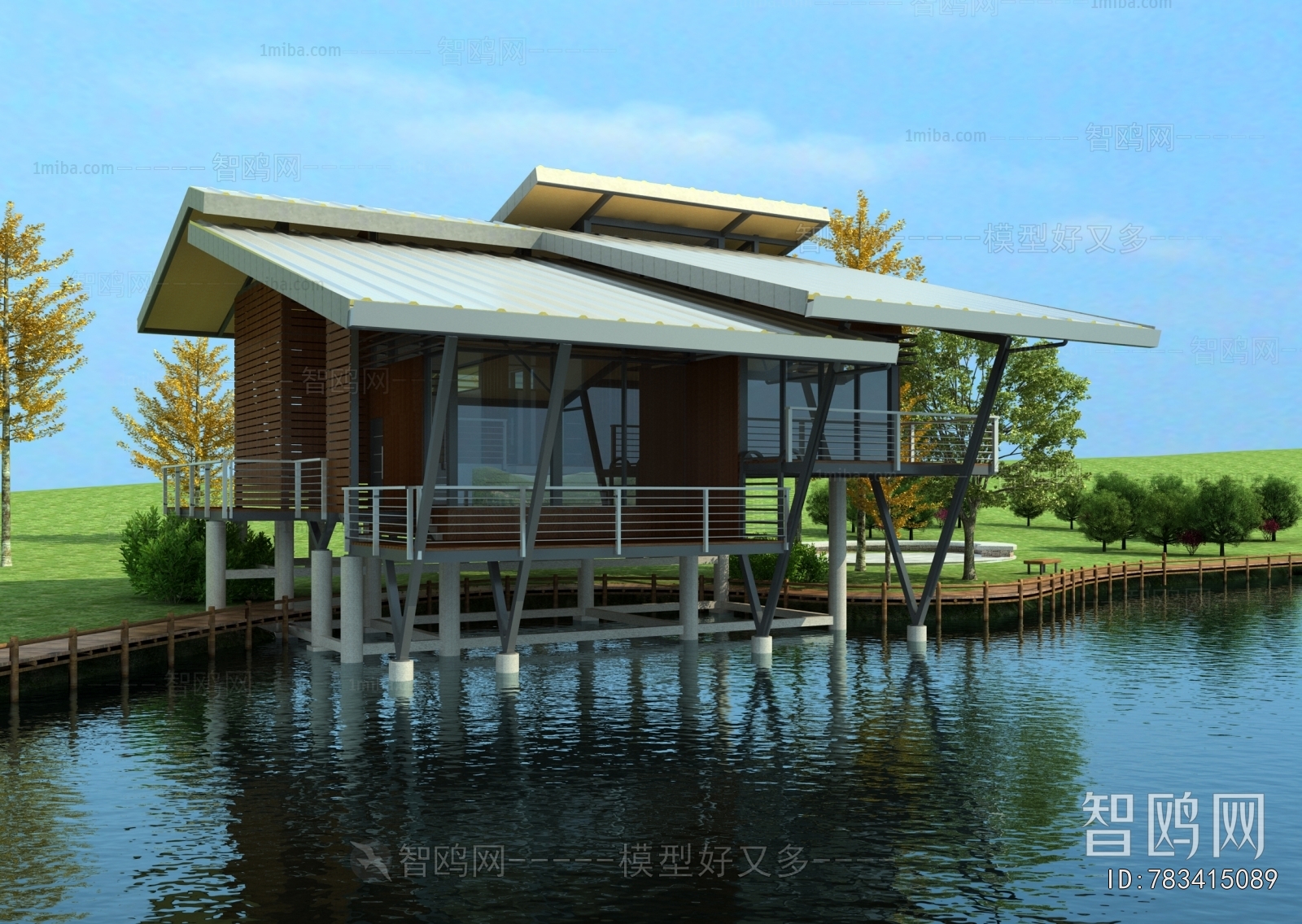 Modern Appearance Of Commercial Building