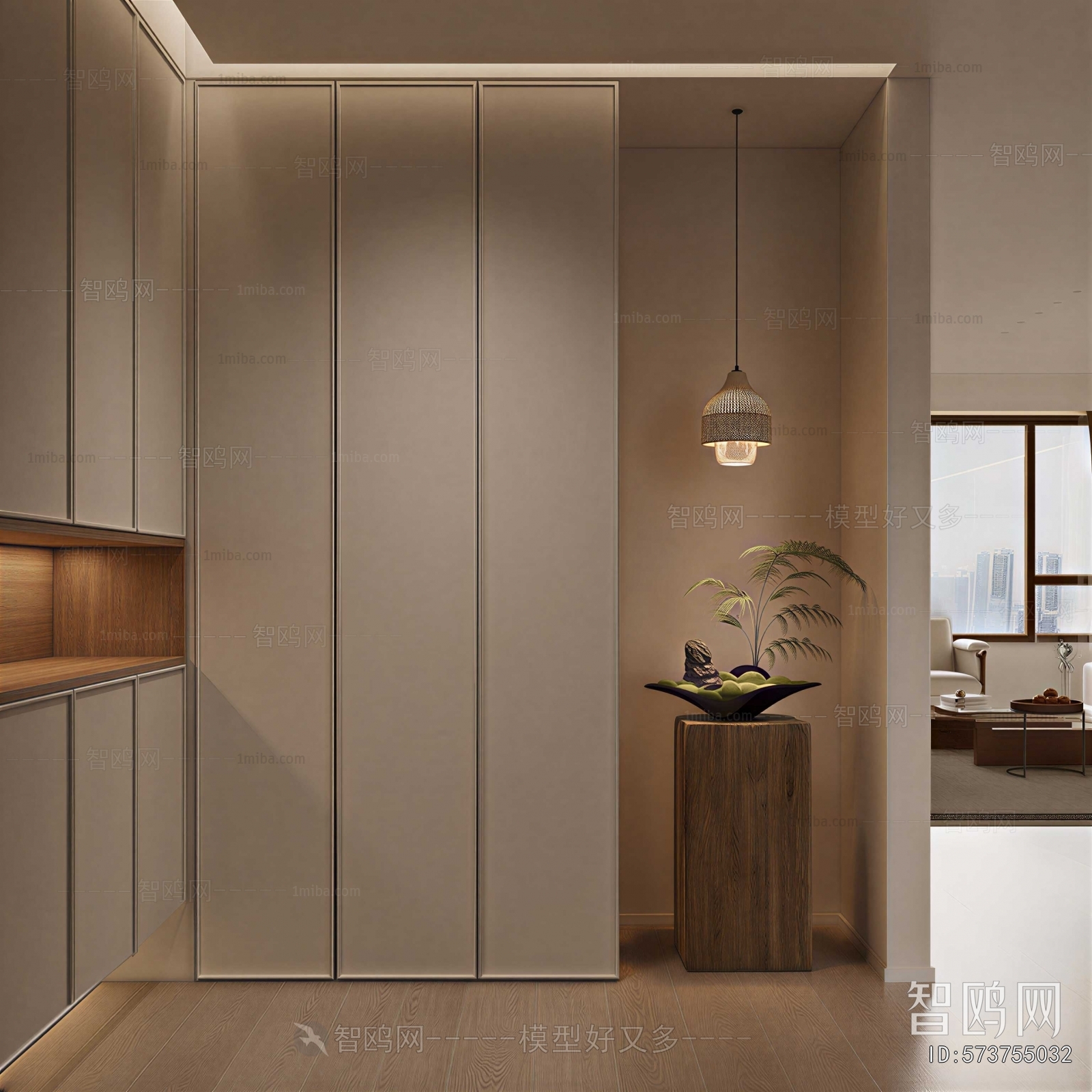 New Chinese Style Hallway