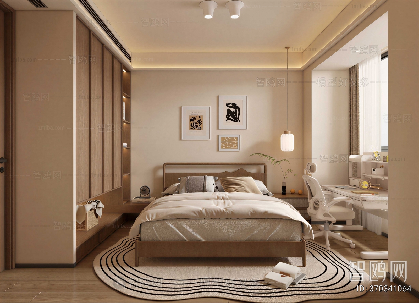Wabi-sabi Style Bedroom