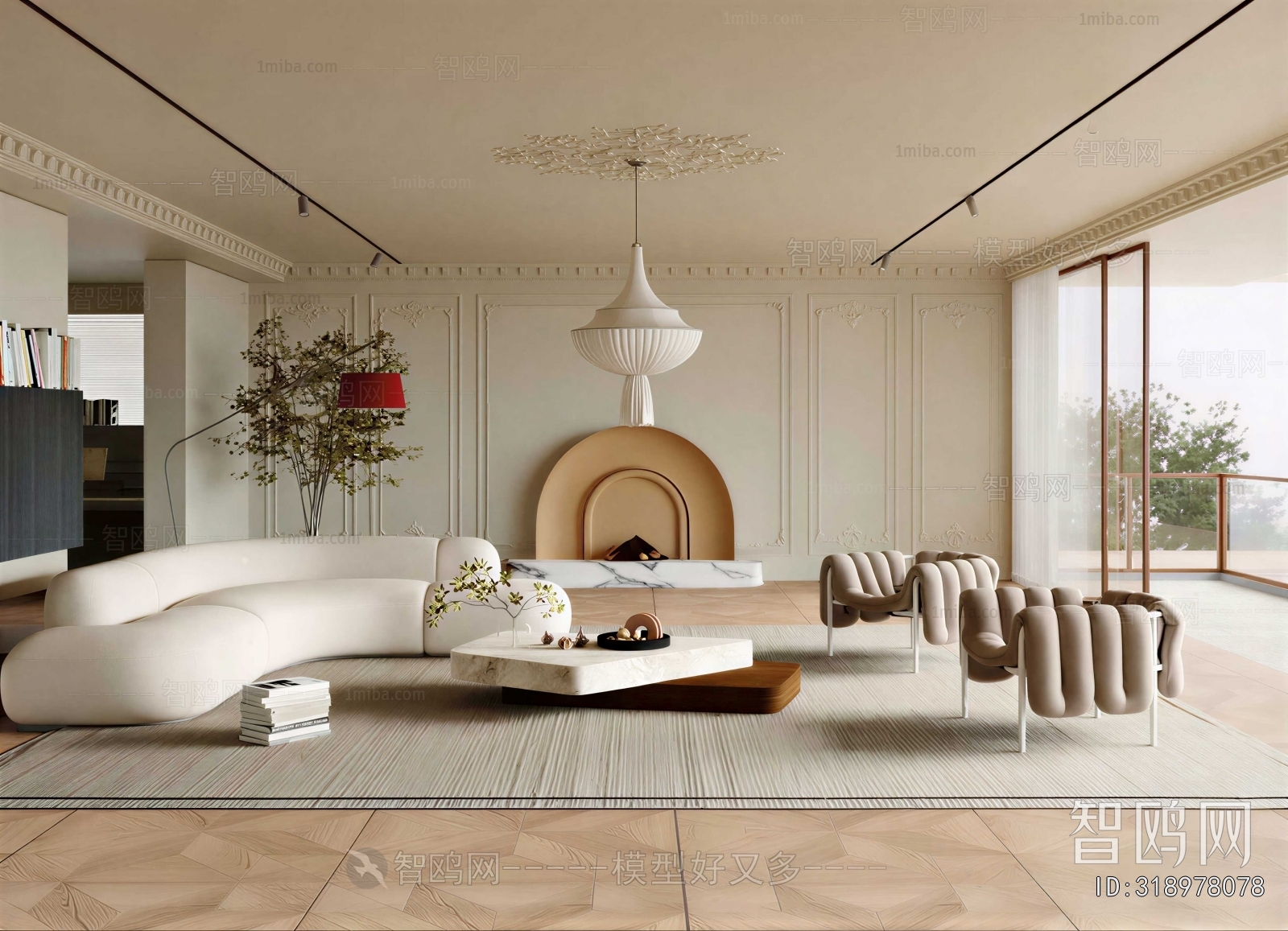 French Style A Living Room