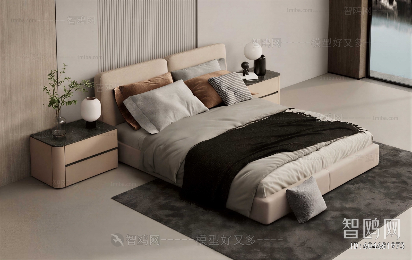 Modern Double Bed
