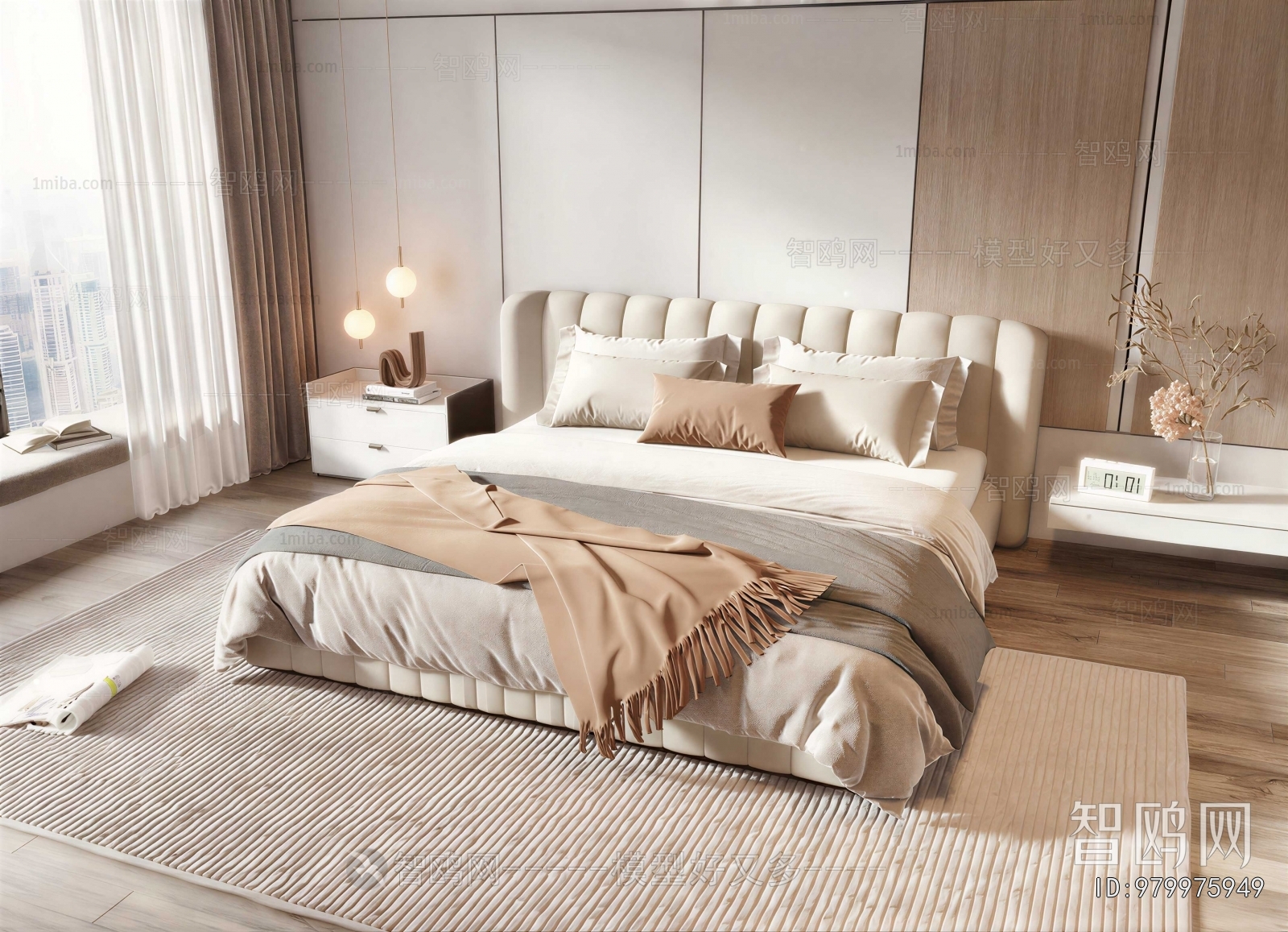 Modern Double Bed