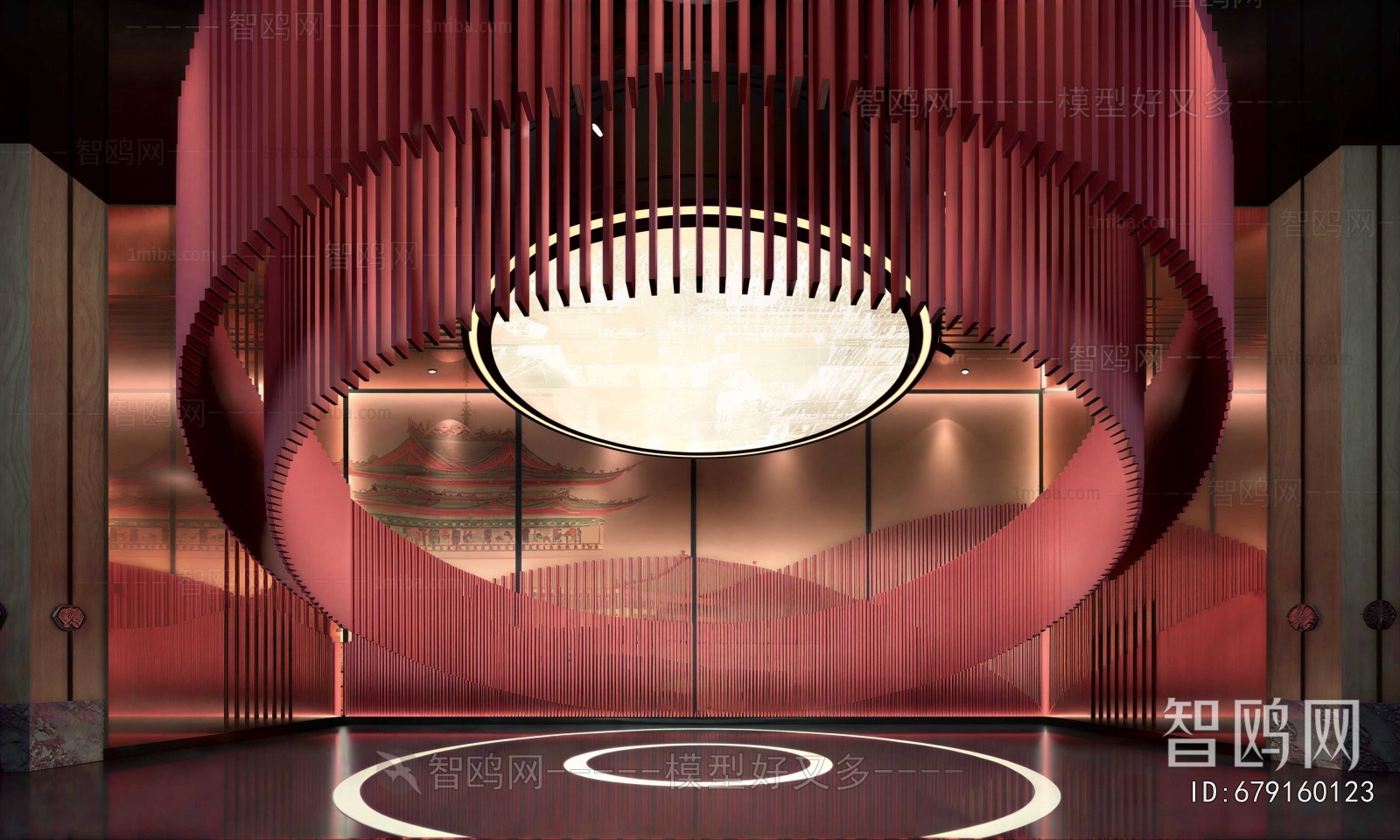 New Chinese Style Exhibition Hall