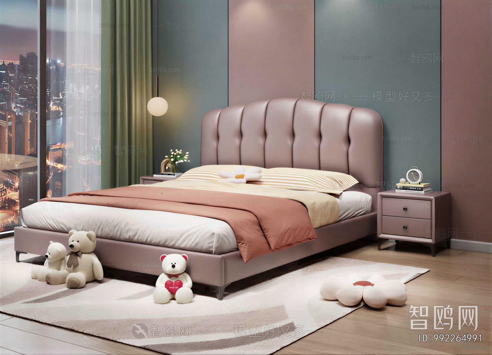 Modern Double Bed