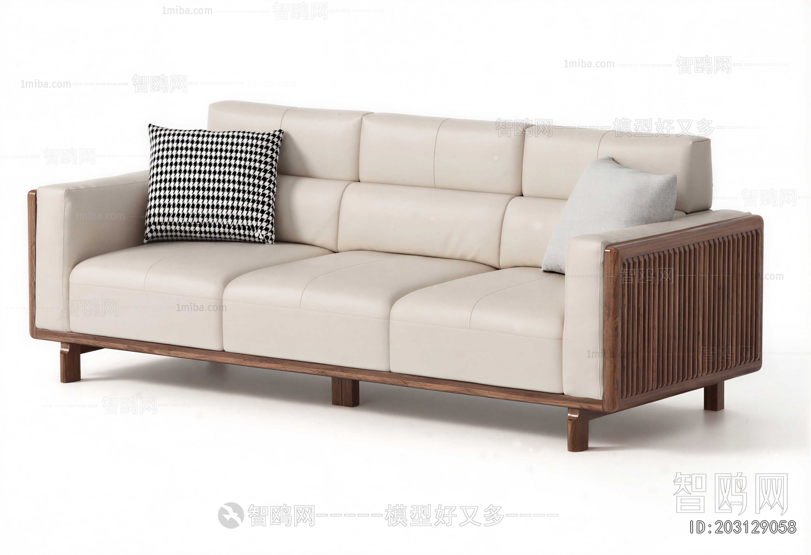 Modern Three-seat Sofa