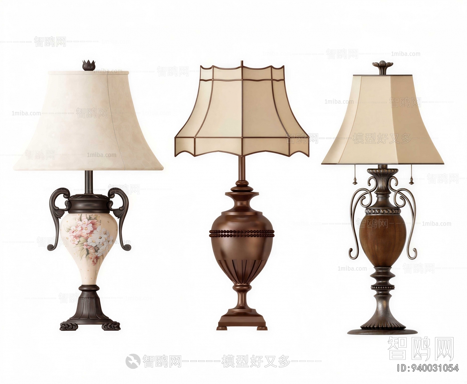 Simple European Style Table Lamp