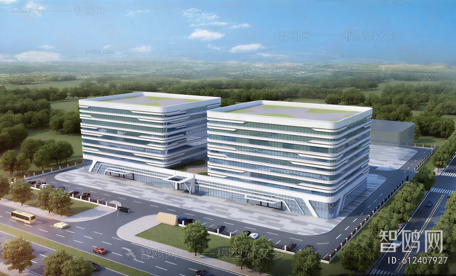 Modern Appearance Of Commercial Building