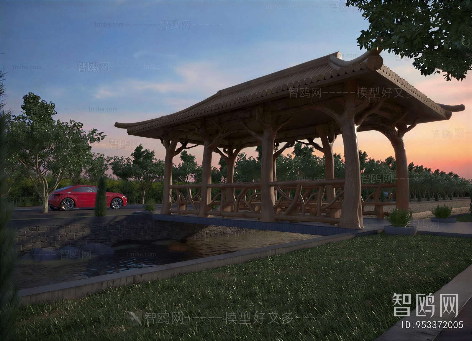 Chinese Style Courtyard/landscape