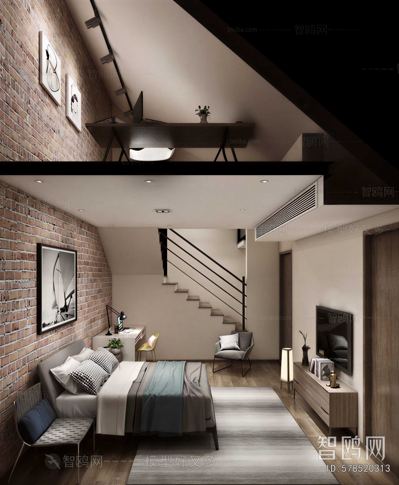 Industrial Style Apartment