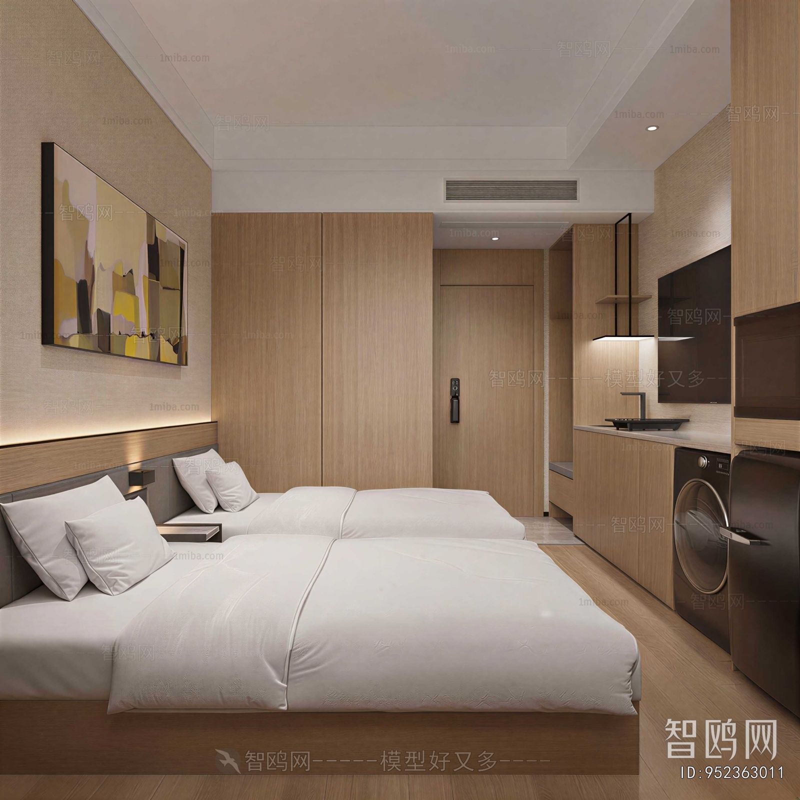 Modern Guest Room