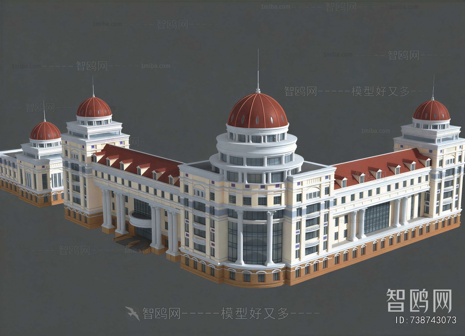 European Style Appearance Of Commercial Building