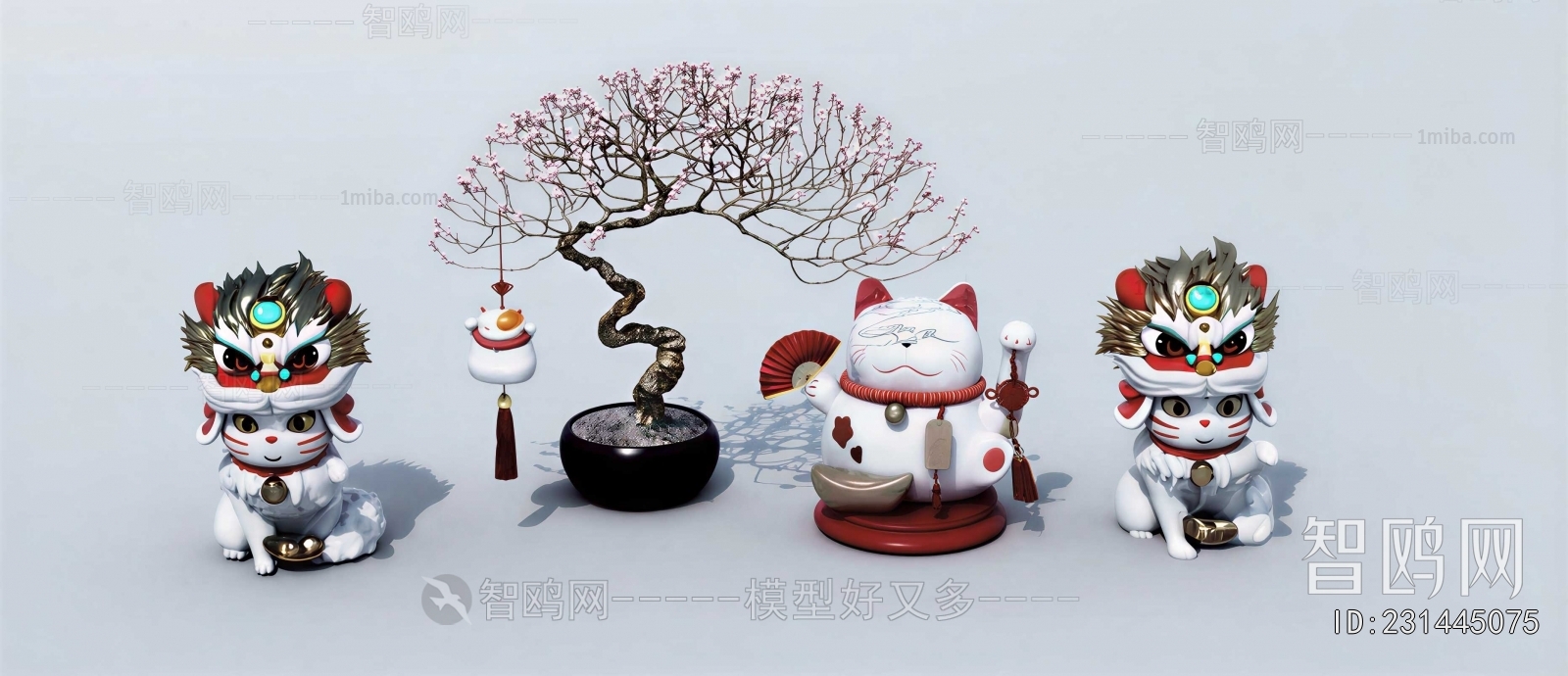 New Chinese Style Decorative Set