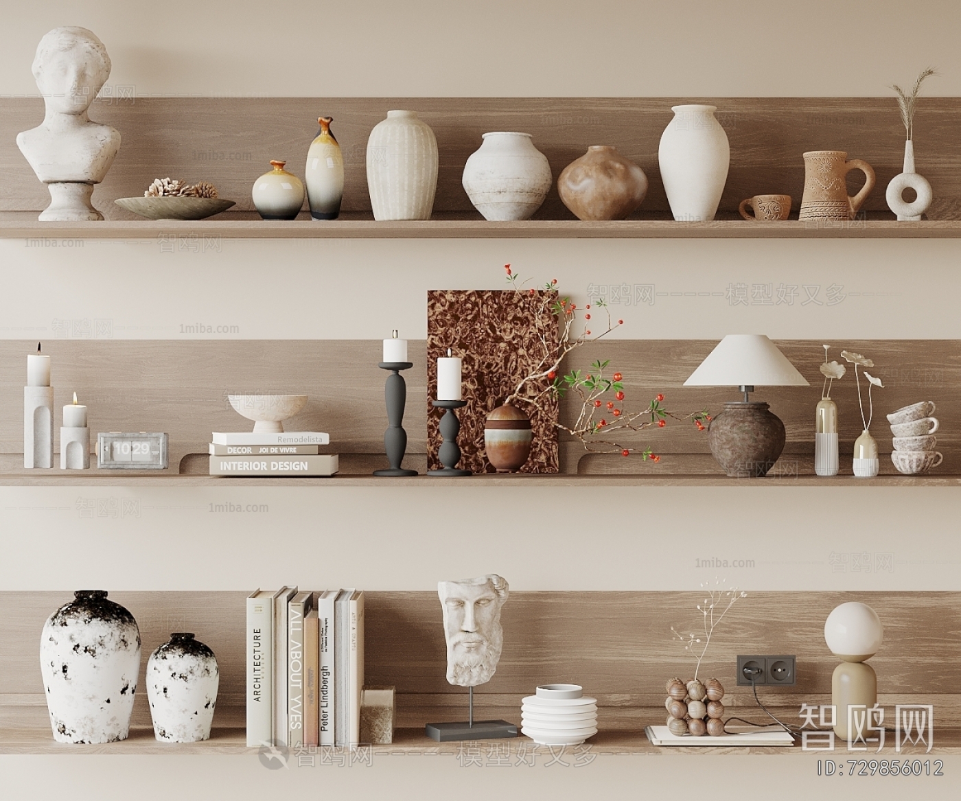 Wabi-sabi Style Decorative Set