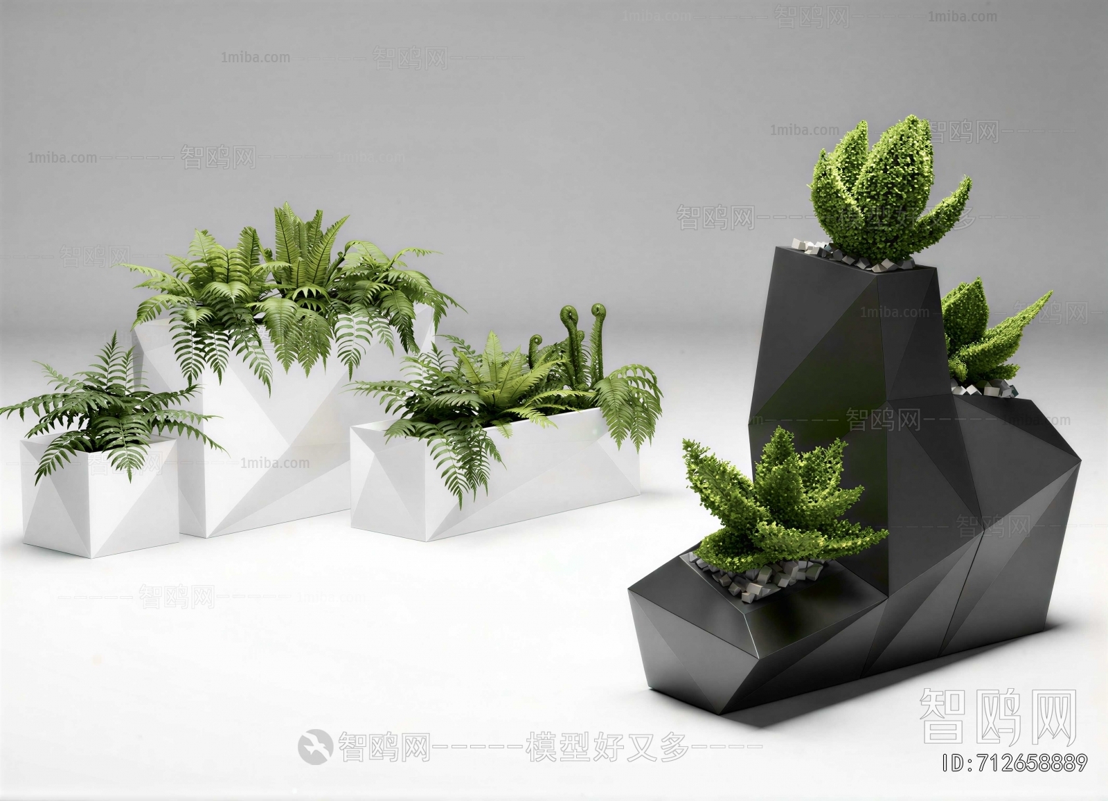 Modern Flower Bed, Flower Bowl, Flower Box
